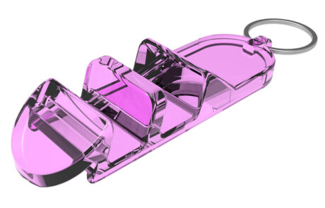 Smart Holder clear pink option