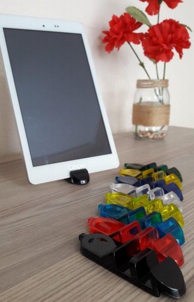 Smart Holder Sample Colors with tablet device.