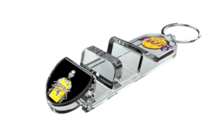 Smart Holder Lakers Professional Basketball Team Clear Sample Transparent