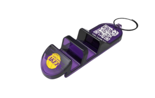 Smart Holder Lakers Professional Basketball Team Purple Sample Transparent