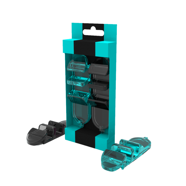 Smart Holder Single Unit Packaging Sample Turquoise Black Combo