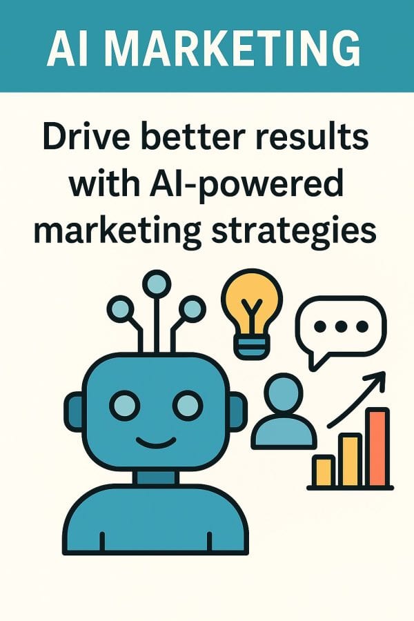 AI Marketing Graphic – Smarter Campaigns with AI Tools