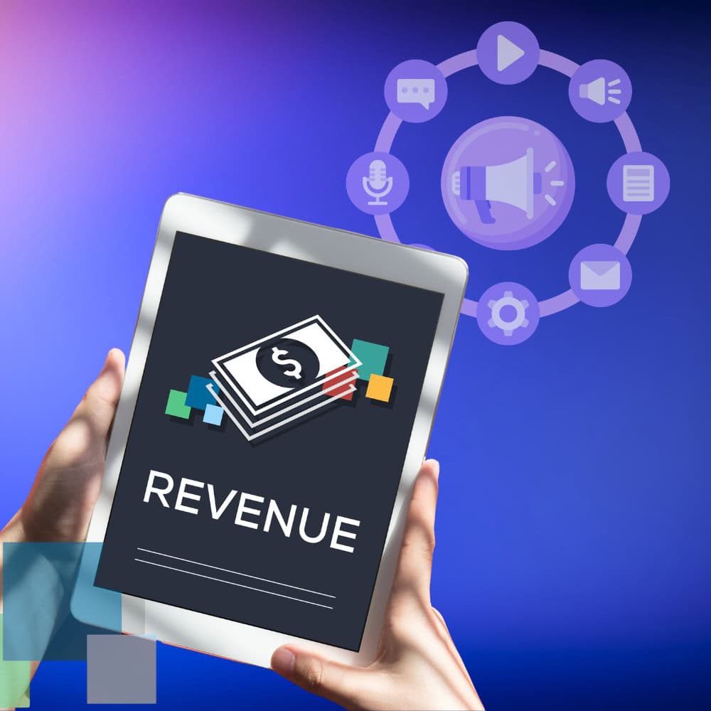 Digital marketing channels connected to a unified revenue system